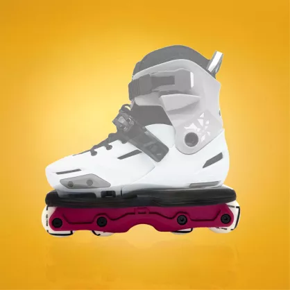 Rollerblade Apex na skatepark – Aggressive Conversion Kit (soulplate + szyny)