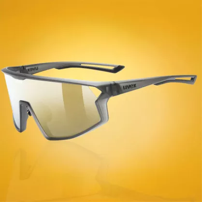 Okulary przeciwsłoneczne UVEX Skyryse Smoke Matt / Mirror Gold