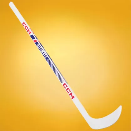 Kij hokejowy drewniany CCM Ultimate Junior biały