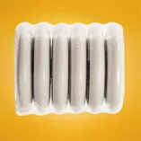 Kółka do rolek Rollerblade Hydrogen 125mm/85a white (6 szt.)