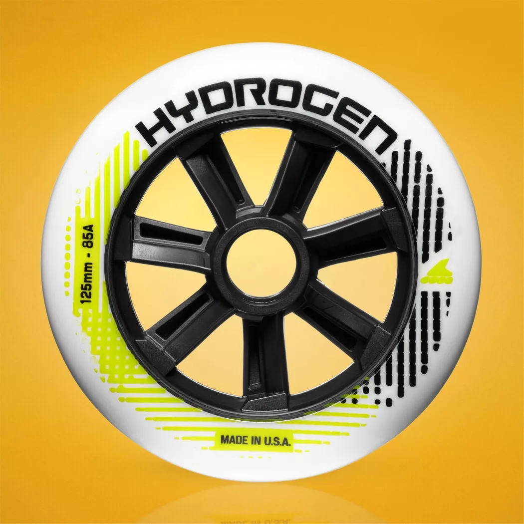 Kółka do rolek Rollerblade Hydrogen 125mm/85a white (6szt.)