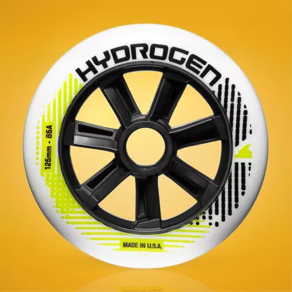 Kółka do rolek Rollerblade Hydrogen 125mm/85a white (6 szt.)