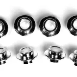 Dystane/Tulejki aluminiowe Rollerblade 8mm srebrne (8 szt.) - 2