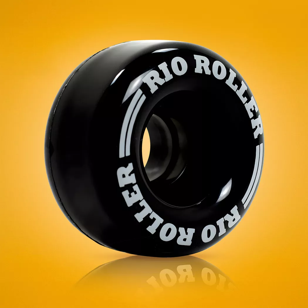 Kółka do wrotek Rio Roller Coaster 62x36mm/82a czarne (4szt.)