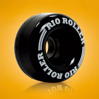 Kółka do wrotek Rio Roller Coaster 62x36mm/82a czarne (4 szt.)