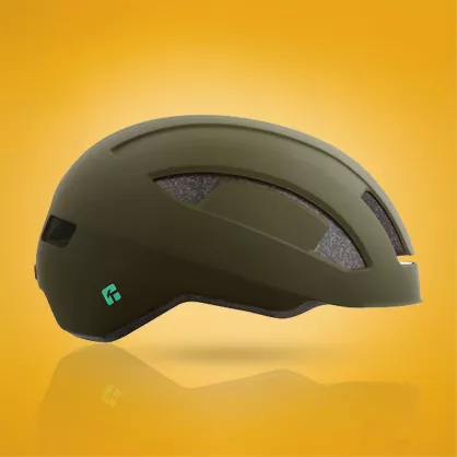 Kask na rolki - Lazer CityZen KinetiCore ciemny zielony mat