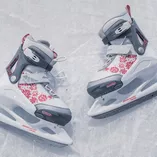 Łyżwy dziecięce regulowane Bladerunner Micro Ice G biało-różowe