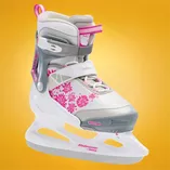 Łyżwy dziecięce regulowane Bladerunner Micro Ice G biało-różowe