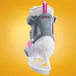 Łyżwy dziecięce regulowane Bladerunner Micro Ice G biało-różowe