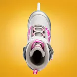 Łyżwy dziecięce regulowane Bladerunner Micro Ice G biało-różowe