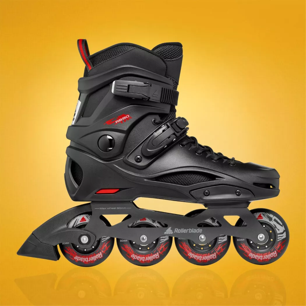 Rolki Rollerblade RB 80 czarno-czerwone