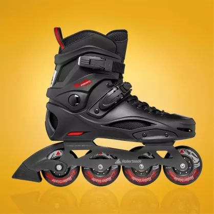 Rolki Rollerblade RB 80 czarno-czerwone