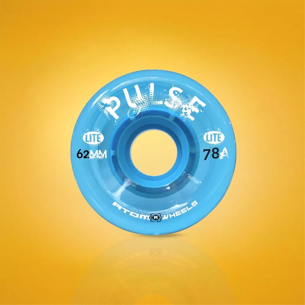 Kółka do wrotek Atom Pulse Lite 62x33/78a niebieskie (4szt.)
