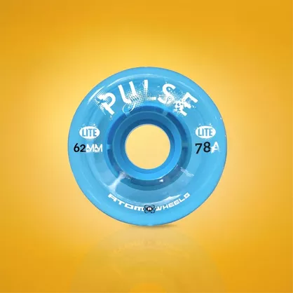 Kółka do wrotek Atom Pulse Lite 62x33/78a niebieskie (4 szt.)