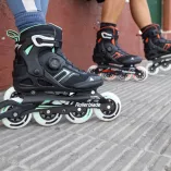 Rolki Rollerblade Macroblade 90 Boa W czarno-miętowe