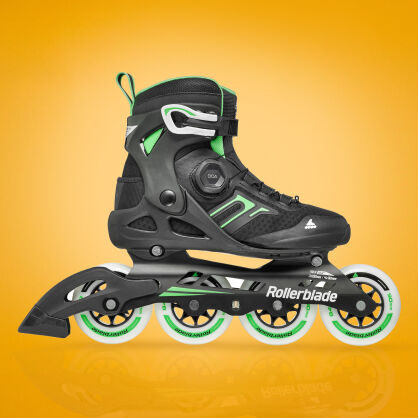 Rolki Rollerblade Macroblade 90 Boa W czarno-miętowe