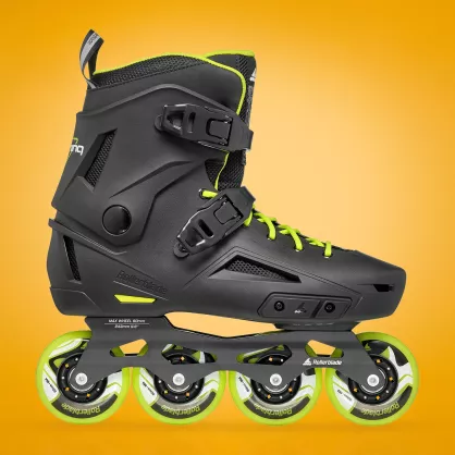 Rolki Rollerblade Lightning czarno-limonkowe