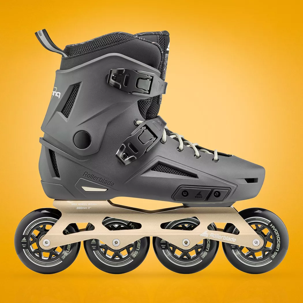 Rolki Rollerblade Lightning 90 grafitowo-beżowe