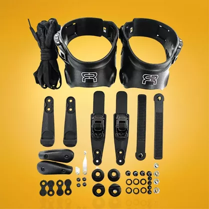 Zestaw części zamiennych do rolek FR Skates Custom Kit czarny