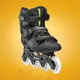 Rolki Rollerblade Crossfire LX czarno-limonkowe