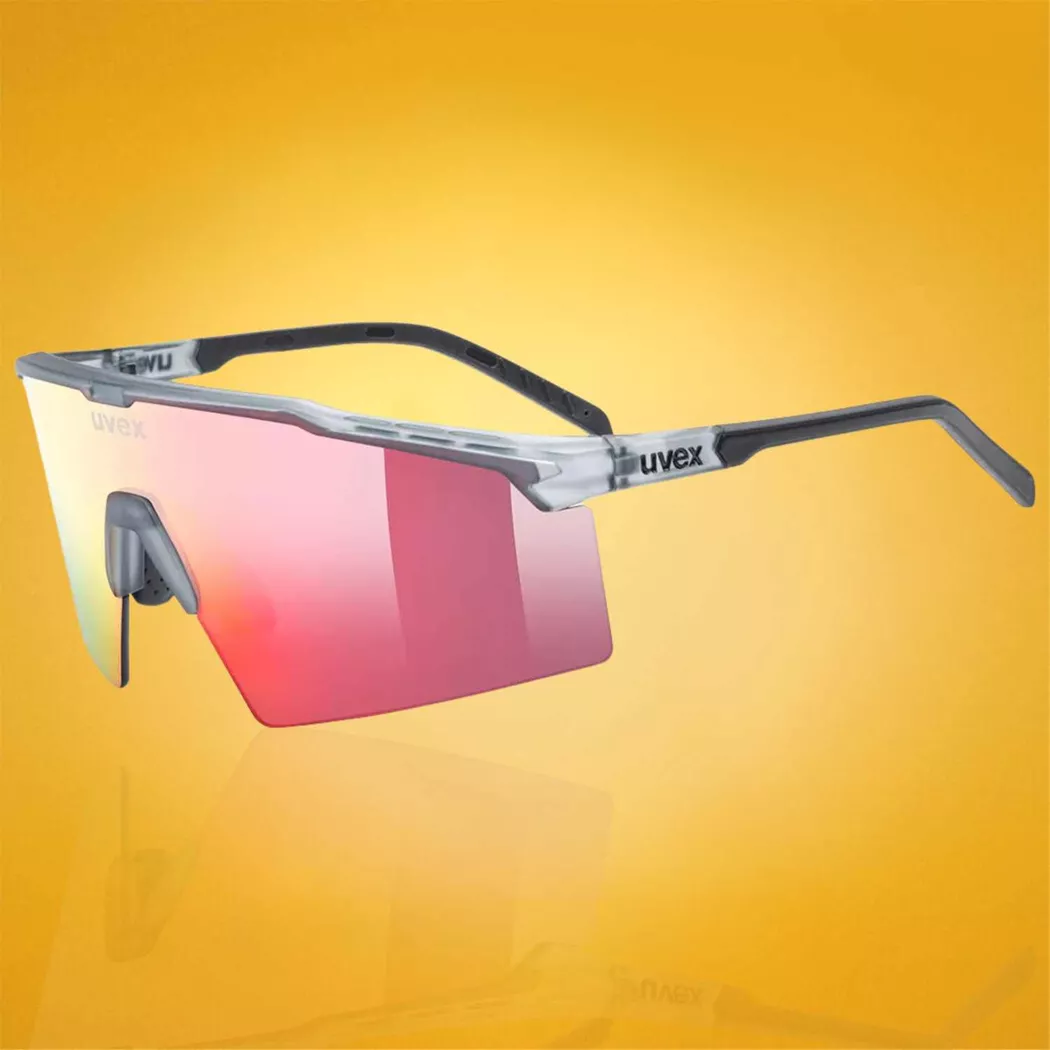 Okulary przeciwsłoneczne UVEX Flowline Smoke Matt / Mirror Red