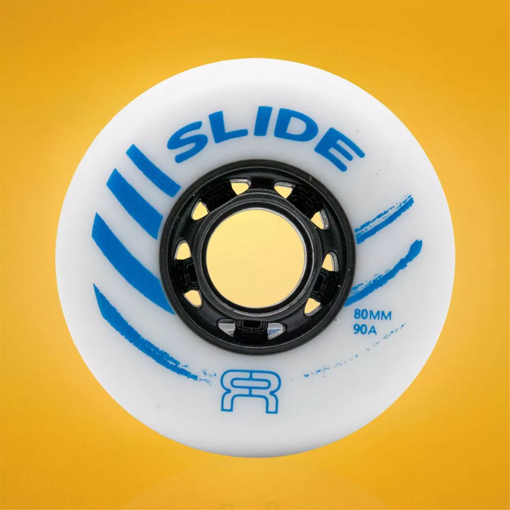 Kółka do rolek FR Skates - Slide Wheels białe 80mm/90a (4 szt.)