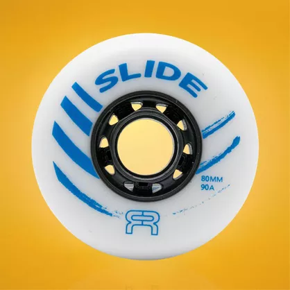 Kółka do rolek FR Skates - Slide Wheels białe 80mm/90a (4 szt.)
