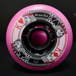 Kółka do rolek FR Skates Sreet Kings 80mm 85A różowe (4 szt.)