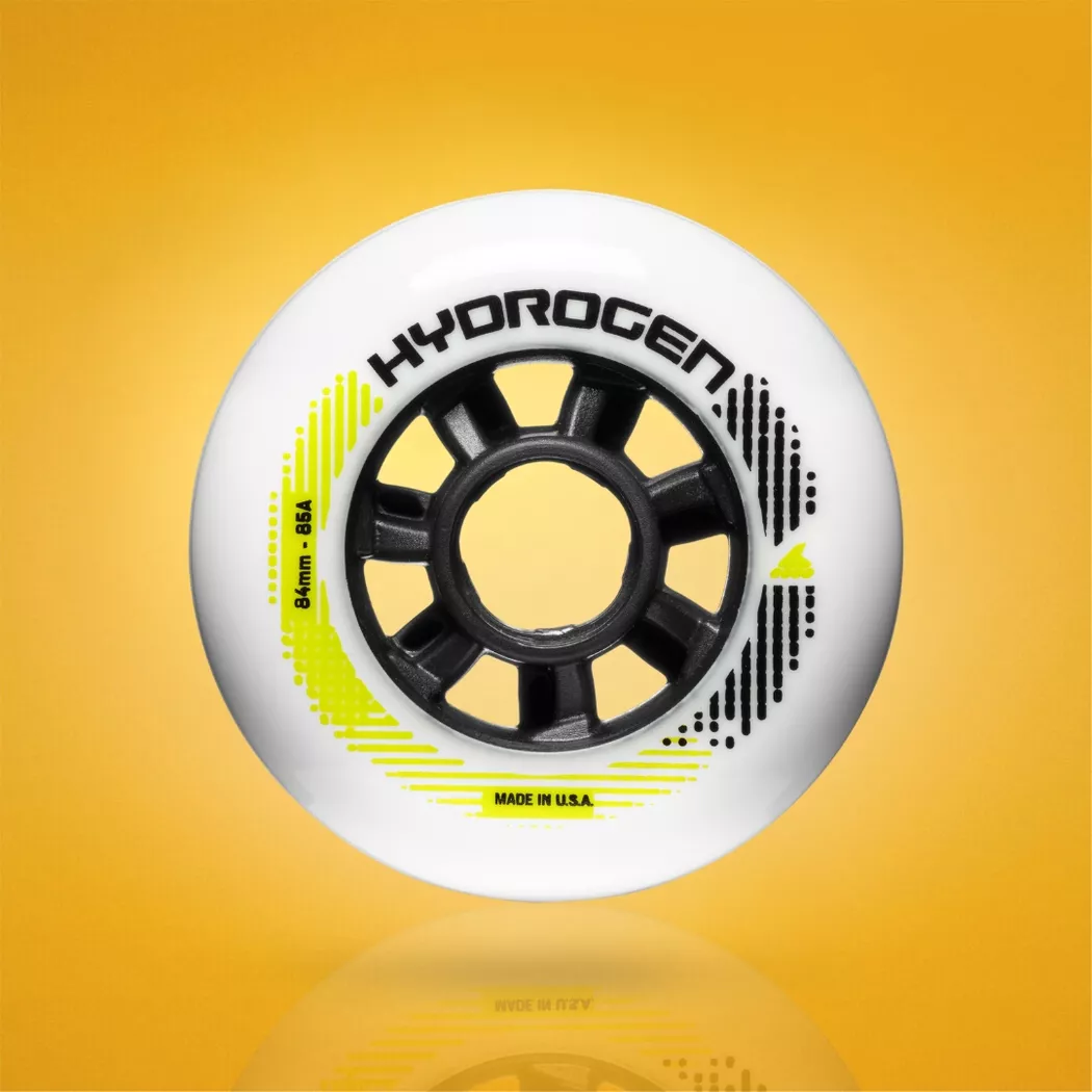 Kółka do rolek Rollerblade Hydrogen 84mm/85a white (8szt.)
