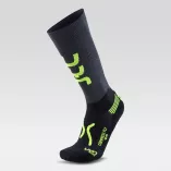 Skarpety męskie UYN Run Compression Fly szaro-limonkowe
