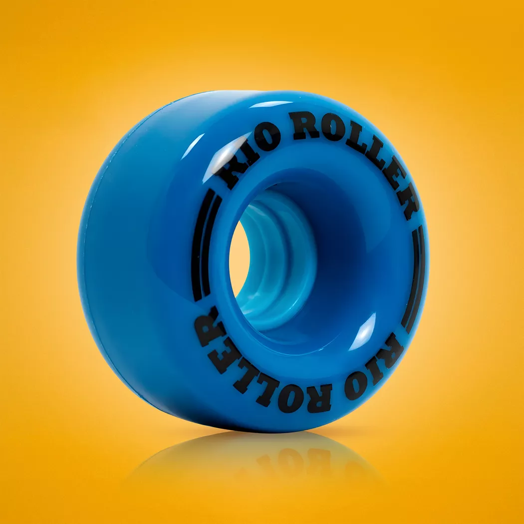 Kółka do wrotek Rio Roller Coaster 62x36mm/82a niebieskie (4szt.)