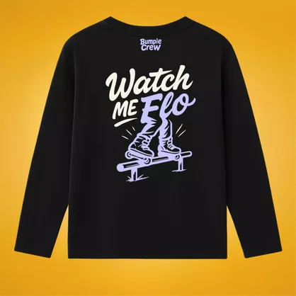 Bluza Longsleeve Bumpie Crew Watch me flo