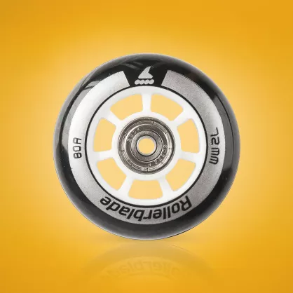 Rollerblade Microblade wheels with bearings 72 mm / 80A SG-5 (8 pcs)