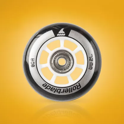 Kółka do rolek z łożyskami Rollerblade Microblade 72mm/80a SG-5 (8 szt.)