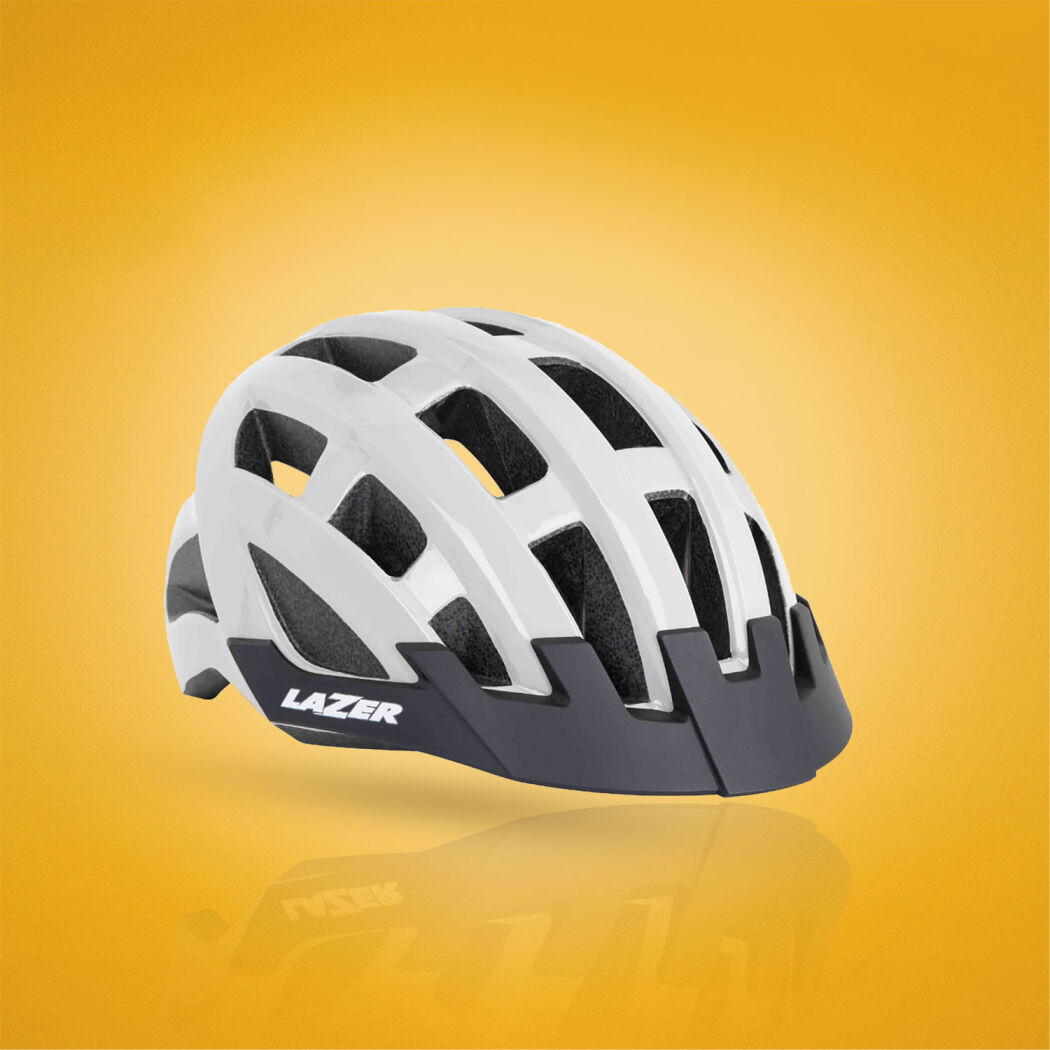 Kask na rolki - Lazer Compact biały