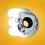 Kółka do rolek Rollerblade Hydrogen BLANK 64mm/92a błękitno-szare (4 szt.)