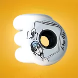 Kółka do rolek Rollerblade Hydrogen BLANK 64mm/92a błękitno-szare (4 szt.)