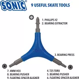 Klucz do rolek Sonic Sports Pro Tool niebieski - 2