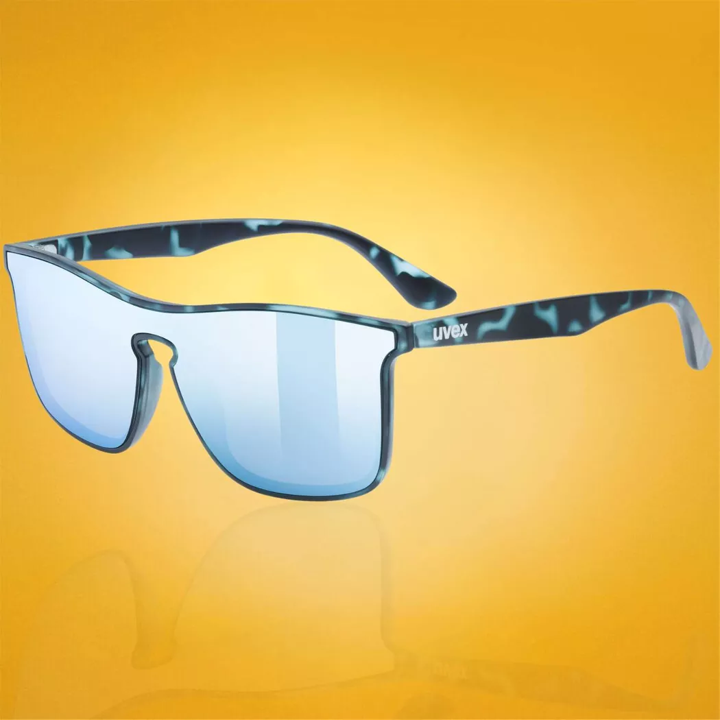 Okulary UVEX Heyday Blue Havanna / Mirror Ice Blue