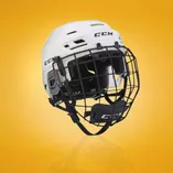 Kask hokejowy CCM Tacks 310 Combo SR biały