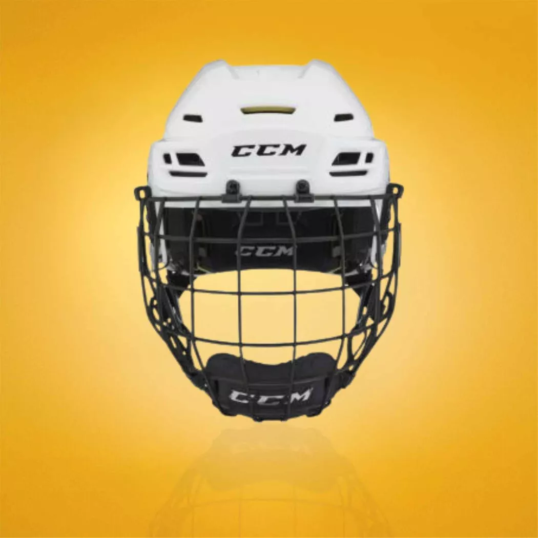 Kask hokejowy CCM Tacks 310 Combo SR biały