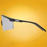 Okulary przeciwsłoneczne UVEX Flowline Black Matt / Mirror Silver