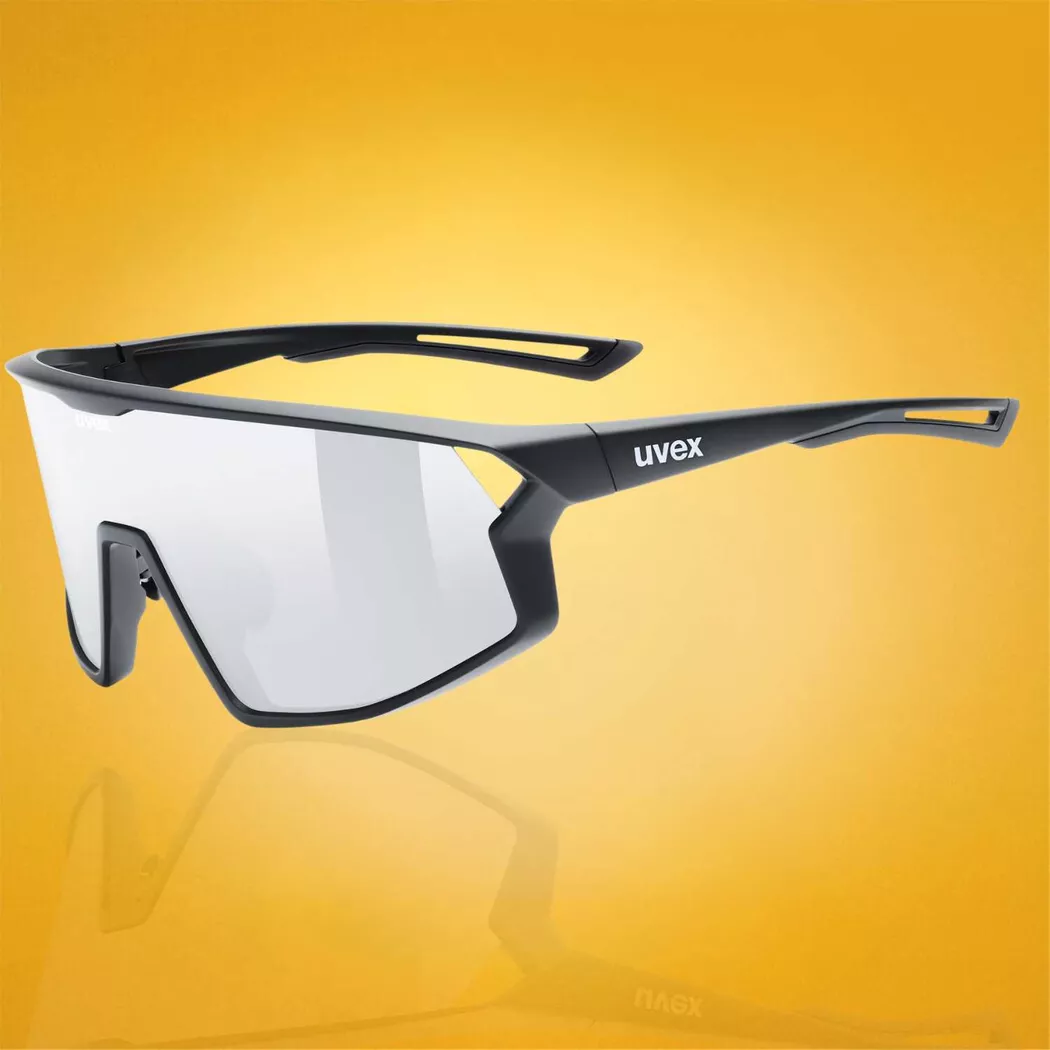 Okulary przeciwsłoneczne UVEX Skyryse Black Matt / Mirror Silver