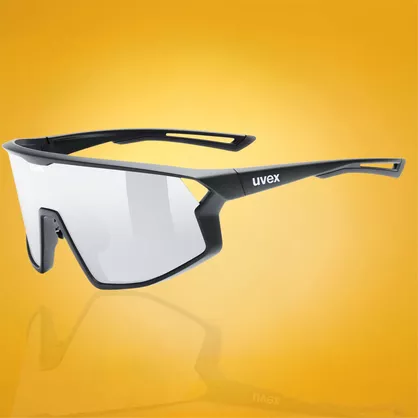 Okulary przeciwsłoneczne UVEX Skyryse Black Matt / Mirror Silver