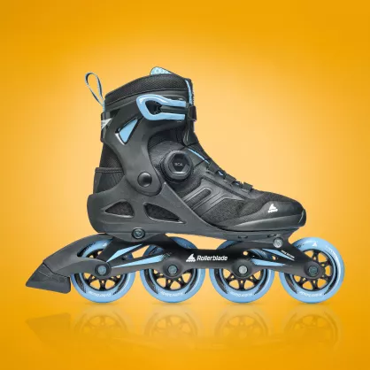 Rolki Rollerblade Macroblade 84 Boa W czarno-błękitne