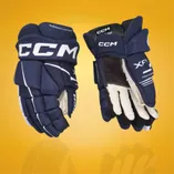 Rękawice hokejowe CCM Tacks XF80 JR NVWH