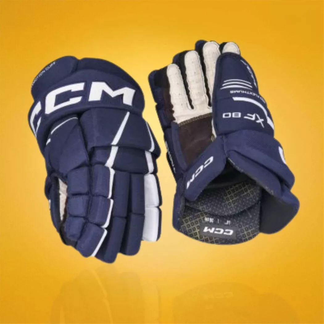 Rękawice hokejowe CCM Tacks XF80 JR NVWH