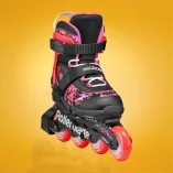 Rolki dziecięce Rollerblade Microblade SL czarno-koralowe