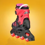 Rolki dziecięce Rollerblade Microblade SL czarno-koralowe