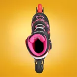 Rolki dziecięce Rollerblade Microblade SL czarno-koralowe
